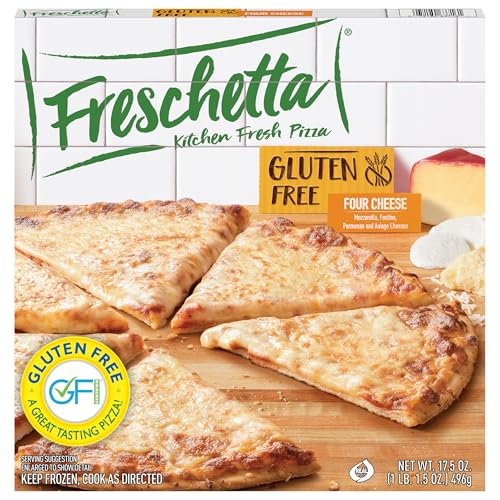 Freschetta Gluten Free Frozen Pizza, Four Cheese Medley, 17.5 oz