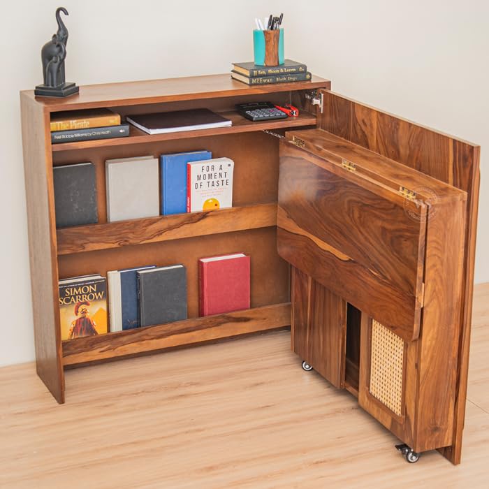 Image of Klaxon L Shaped Study Table for Students and Adults /Computer Table for Home-Office /Gaming Table /Computer Desk for Corner - Wood & Metal (Study Table New, DIY Installation)