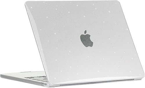 Miniatura 5 de Funda transparente brillante para MacBook Air de 13 pulgadas M1 A2337 A2179 A1932 2022 2021-2018 con pantalla táctil Retina, carcasa rígida de