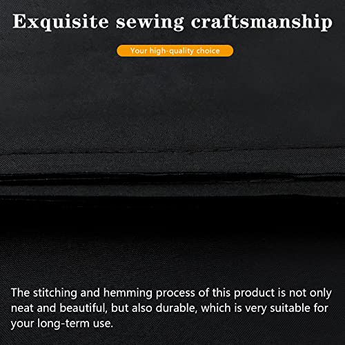 Bextile 14 Piece Outdoor Patio Cushion Covers Replacement, Outdoor Cushion Slipcovers, Water-Resistant Patio Furniture Cushion Covers With Zipper… (Black) #TOP2