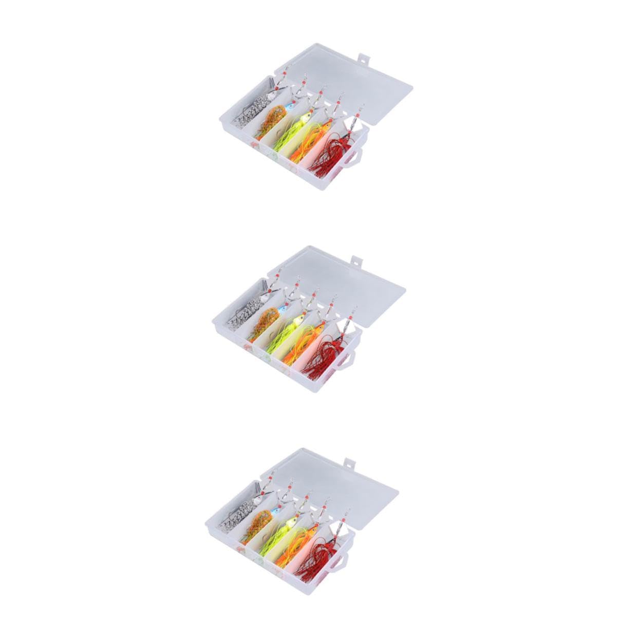 UKCOCO Leurres De Pêche À Glands Vsp Noel Swimbait Lys De Pêche Appâts De Pêche Leurres De Basse Pêche Au Bar Kits De Leurre Trousse De Pêche Accessoires De Pêche Colorful