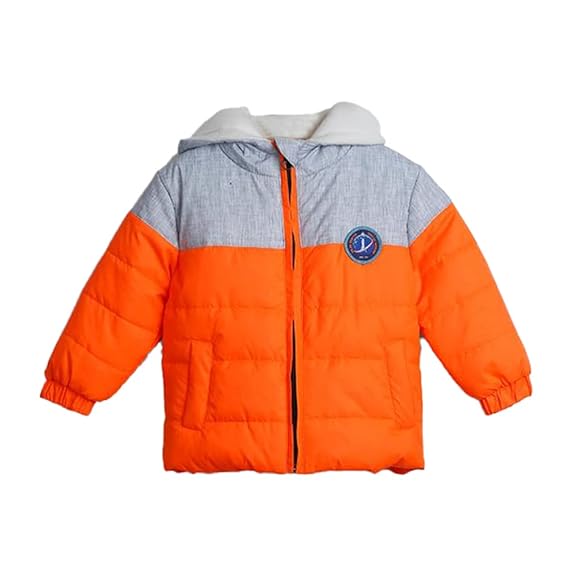 Karrot by Shoppers Stop Colour Blocked Polyester Hood Infant Boys Jacket (A21700BJKT480-P)