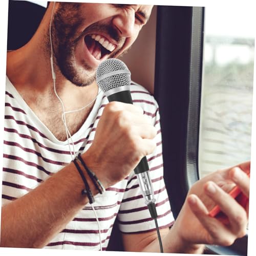 Microphone filaire cardioïde noir pour vos soirées karaoké