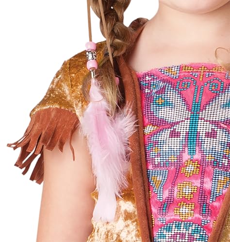 Disfraz de Doncella India para niñas 7-16 años, talla L miniatura 5