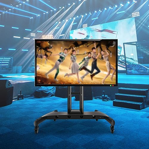 Soporte móvil para TV ajustable con ruedas 32-70 pulgadas miniatura 1