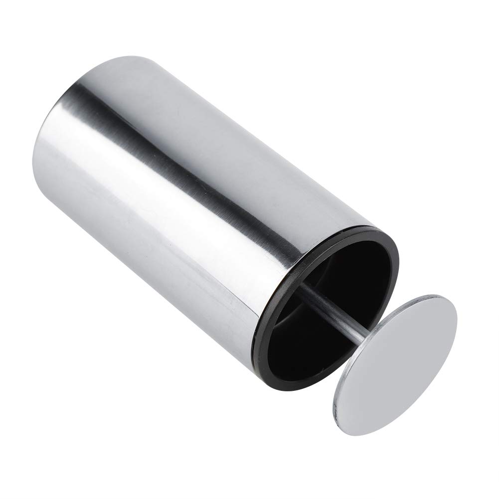 Automatischer Zahnstocherspender Aus Edelstahl – 10x5 Cm, Mit PP-Behälter, Hygienisch Versiegelt, Für Zuhause, Bar & Restaurant