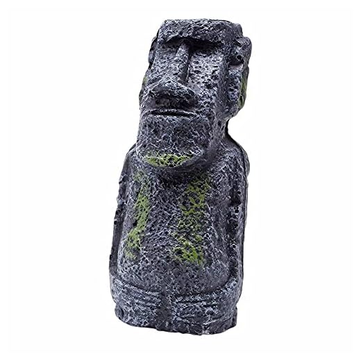 Påskön Staty Tillbehörsrör Fish Tank Akvarium Dekoration Prydnad Fisk Räkor Ornament