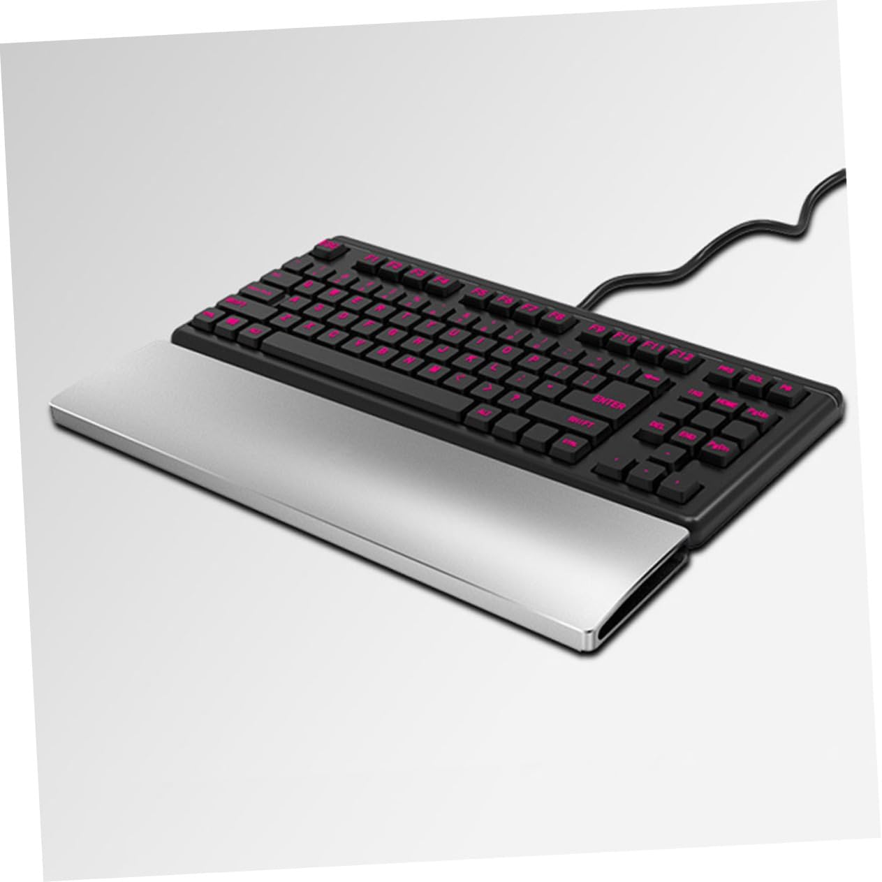 Aluminum Alloy Keyboard Wrist Pad Ergonomic Keyboard Gaming Hand Rest Wrist Pad for Keys Mechanical