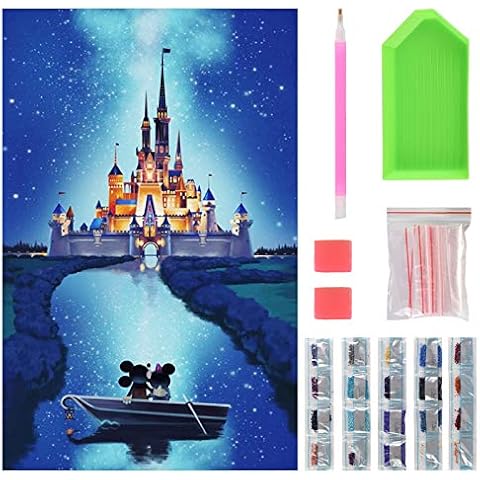 NASHRIO 5D Diamond Painting Kit Full Drill, Diamonds Art Kits with New Upgrade Tools, DIY Diamond Art Kits for Adults and Children Gifts (40x30cm/15.8 x 11.8 inch ) Cover
