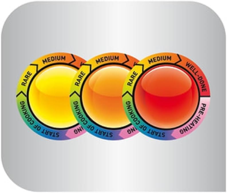 Tefal OptiGrill doneness indicator colors
