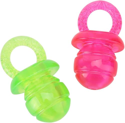 Miniatura 1 de 2 piezas de juguete de entrenamiento molar para cachorros de mascotas, resistente a las mordeduras, juguete chirriante, masticadores agresivos,