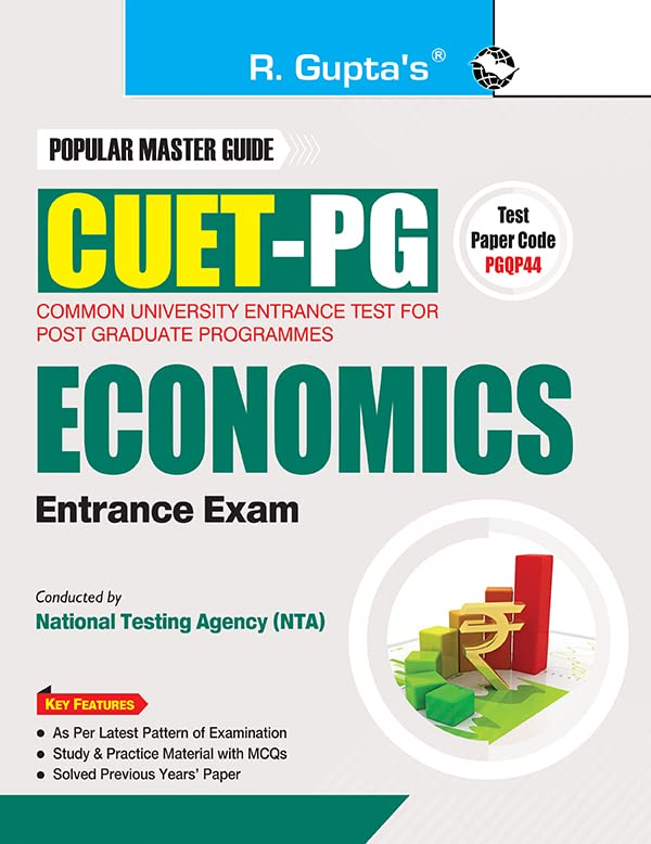 CUET-PG: MA/M.Sc Economics (Test Paper Code PGQP44) Entrance Exam Guide