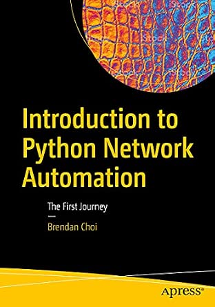 Introduction to Python Network Automation: The First Journey 1st ed. Edition book cover