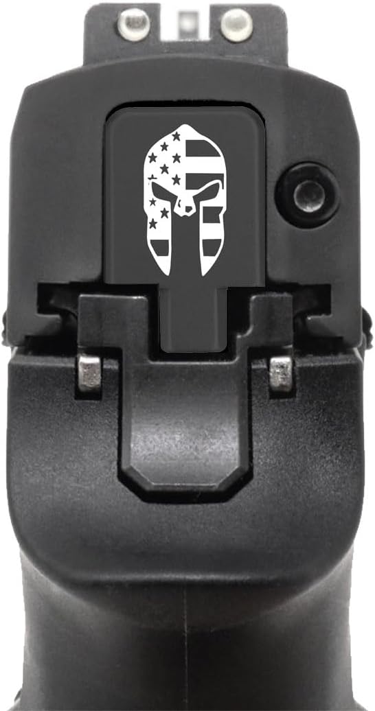 NDZ Performance Slide Cover Back Plate for Sig P320 Series 9mm .40 .357 .45 ACP, Laser Deep Engraved Glow in The Dark, Made in The USA - Choose Glow Color & Image