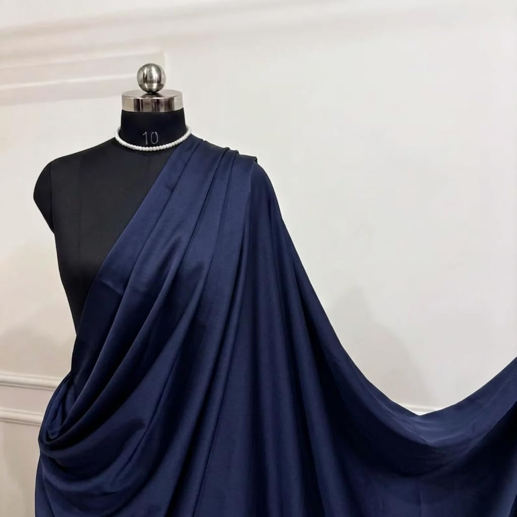 Emerald Green Heavyweight Duchess Satin Fabric by the Yard, Semi-Dull Peau de Soie Lamour Material for Bridal Gowns, Bridesmaid Dresses, Costumes and Décor - Valentina Textiles Inc. (1/2 Yard)