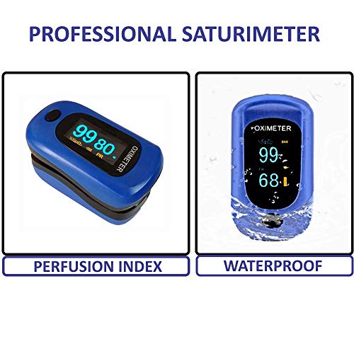 Oxímetro profesional de dedo (pilas incluidas) | BATTITO CARDIÁN, FRECUENCIA MUÑECA , INDICE PERFUUSIÓN OSIGENACIÓN - imagen 7