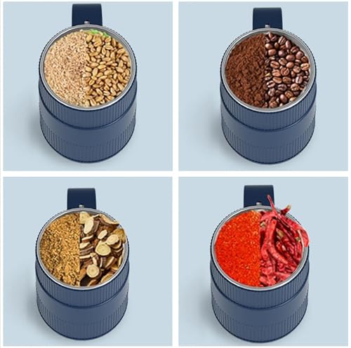Image of Small Mini Masala Grinder & Mixer - Electric Portable Dry Spice, Coffee & Grain Grinder for Home Kitchen (Dry Use Only)