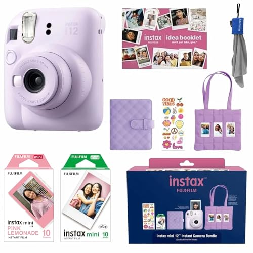 Fujifilm Instax Mini 12 Instant Film Camera Bundle