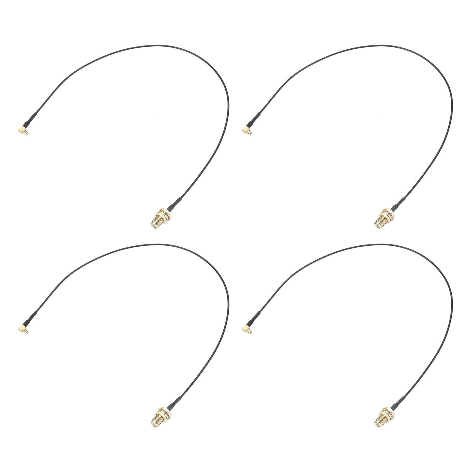 Cable MMCX macho a SMA hembra uxcell de 20 pulgadas y baja pérdida RF1.37 4