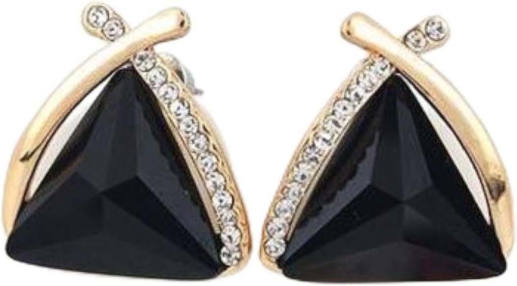 18k Gold Plated Latest Crystal Earrings For Women and Girls