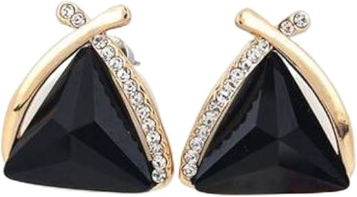 Shining Diva Fashion 18k Gold Plated Latest Crystal Earrings For Women and Girls