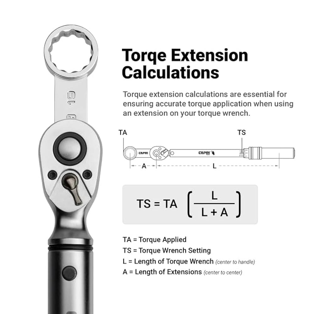 Amazon | Capri Tools 3/8インチドライブトルクアダプターセット