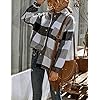 UANEO-Womens-Casual-Plaid-Button-Down-Long-Sleeve-Wool-Blend-Shirt-Jacket-Shackets UANEO Womens Casual Plaid Shacket Button Down Fall Flannel Shacket Jacket Women (White-S)