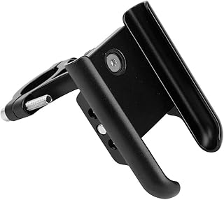 ZDETGU Soporte de Teléfono Móvil de Aleación de Aluminio Universal para Motocicletas y Bicicletas Se Ajusta a los Teléfonos 2.2-3.5in (Black)