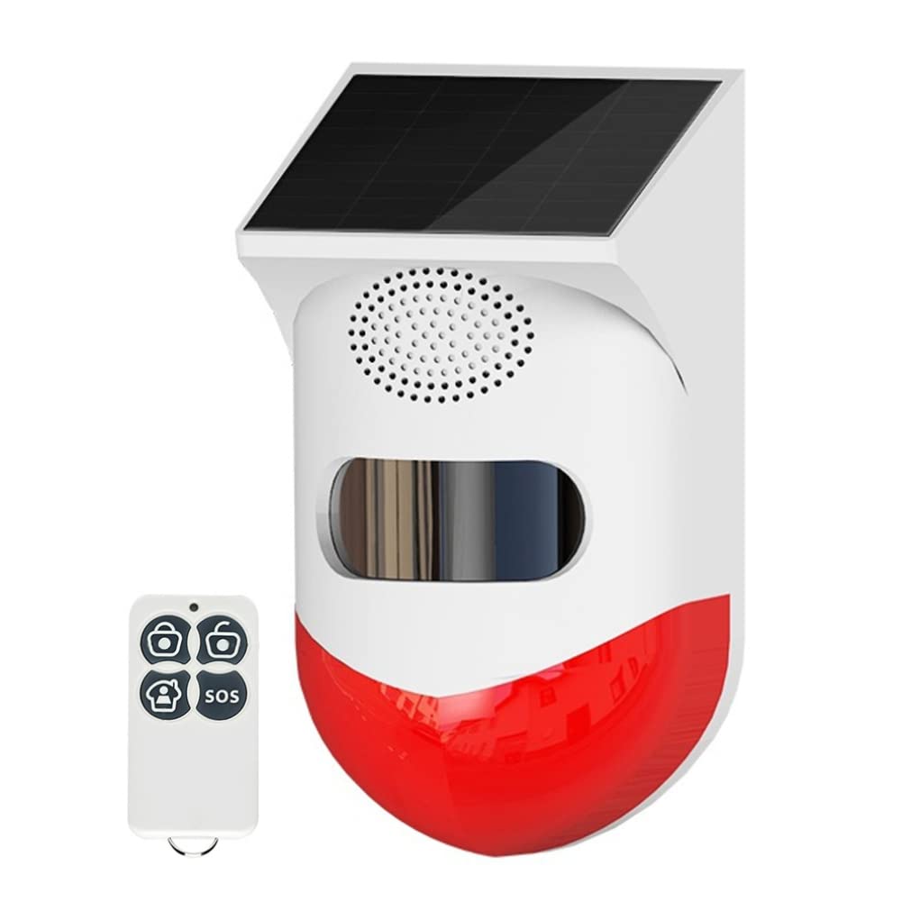 Buy Solar Motion Sensor Alarm Standalone Siren Basic Security Burglar