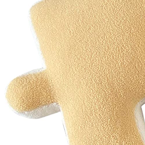 Kuuleyn Puzzle-Kissen, Weiches Kissen, 1 PC-Plüsch-Wurfkissen, Ultraweiches Kissen, Puzzle, Speziell Geformt Für Schlafsofa, Fenster, Heimdekoration(Gelb)