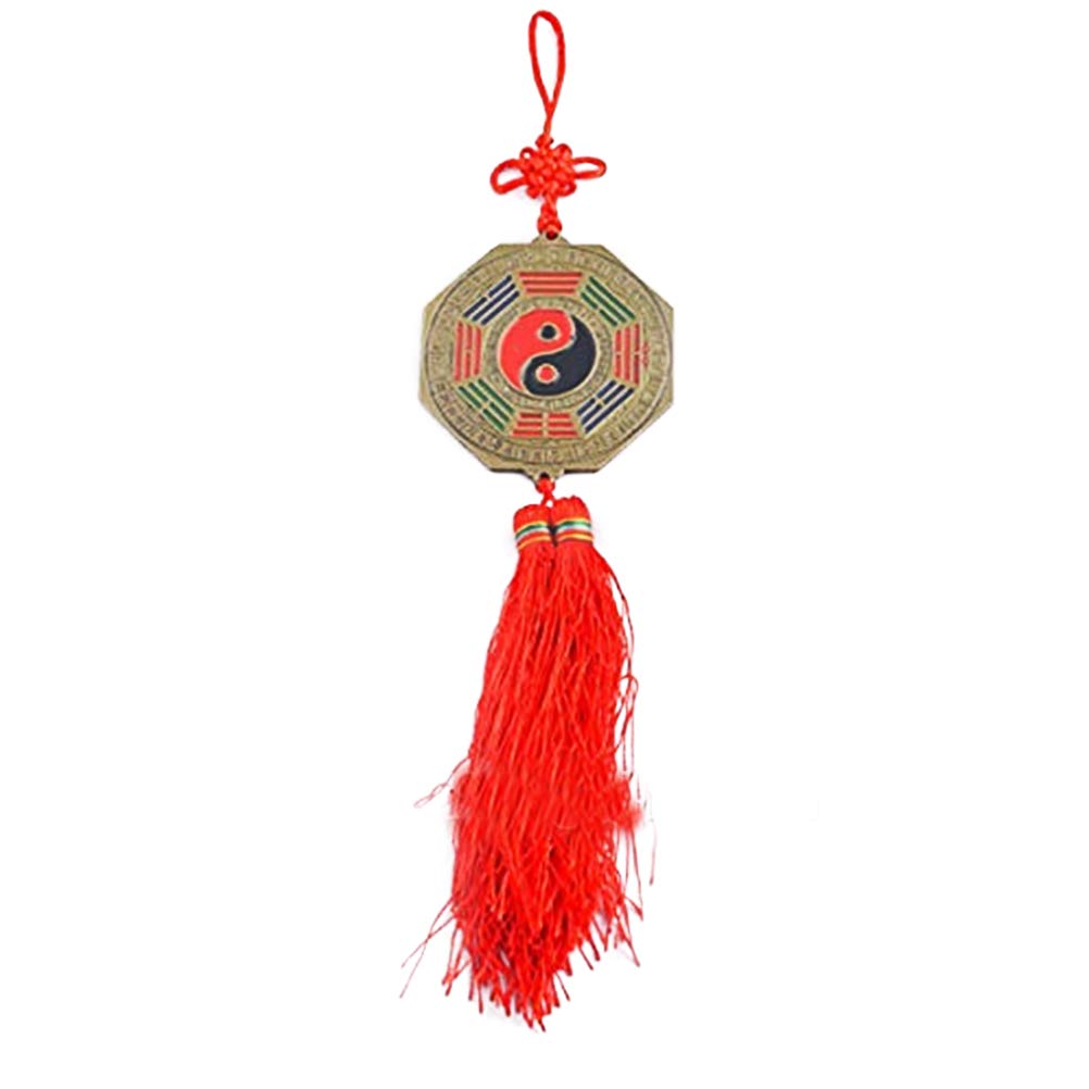 Feng Shui Yin Yang Bagua Mirror Charm – Metal Protection Amulet, 7cm Diameter - View #5