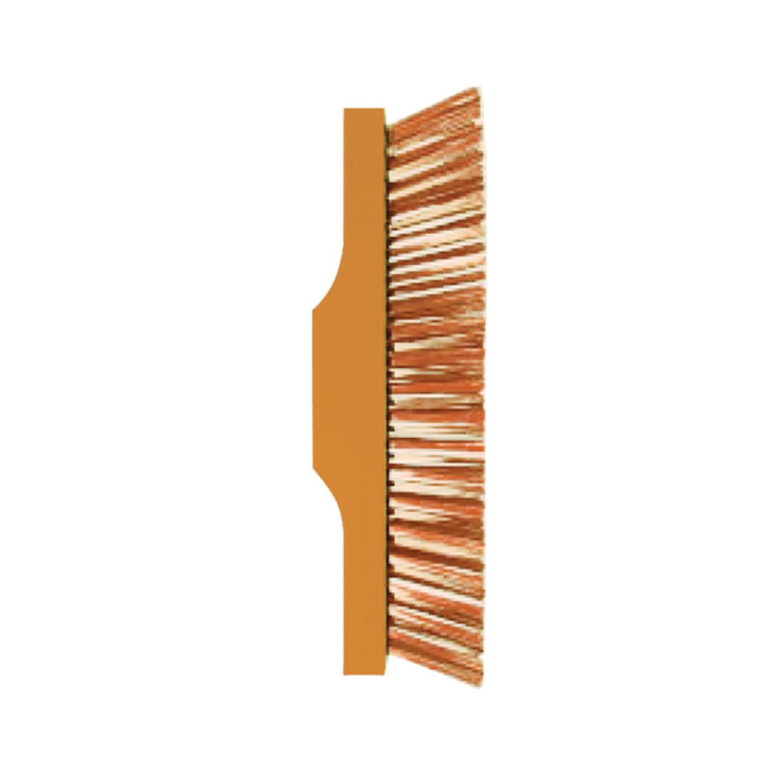 WEDO Cepillo de bronce fosforado, cepillo de alambre resistente de 12 pulgadas, escoba de alambre de cerdas de latón suave para limpiar óxido de metal, soldaduras, cepillos de cables resistentes para