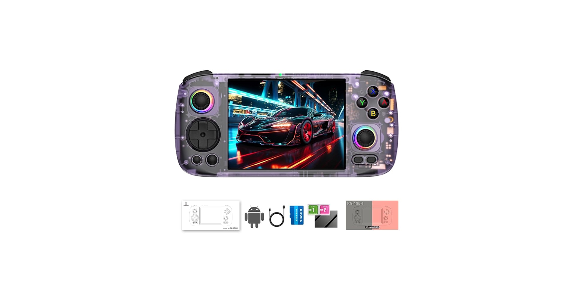 RG406H パープル ANBERNIC RG 406H