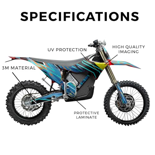 Image of Stark Varg MX 2023-2025 Graphics Kit Wrap - Immolation - Varg MX Skin - Premium 3M Vinyl Protective Wrap Decal Cover - Easy to Apply | Crafted in The USA by MightySkins