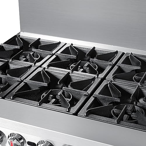 Koolmore KM-CRGB60-LP 60 Inch 6 Burner Commercial Liquid Propane Range thumb #8