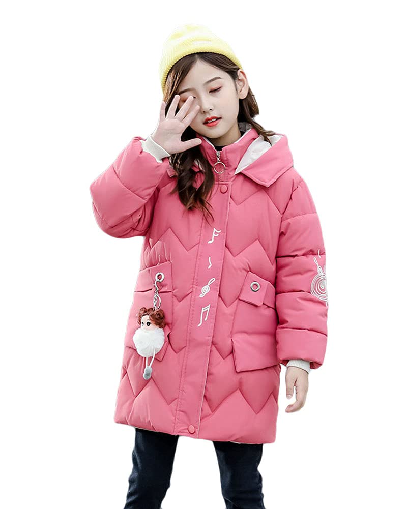 Piumino Bambina Invernale Giacca Piumino Bimba Cappotto con Cappuccio Parka Outwear Giacche Imbottito Giubbotti Antivento Caldo Addensare Caldi Giubbotto