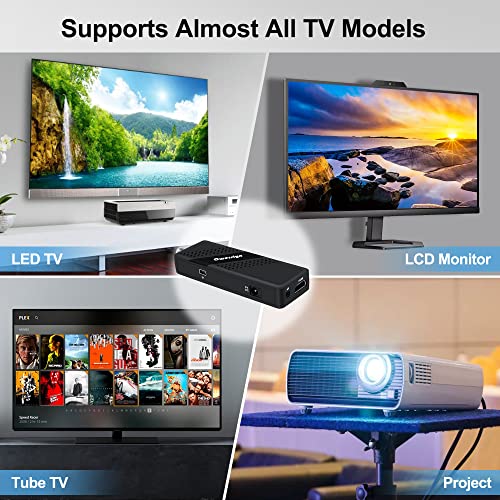 image for Digital Converter Box for TV, OWERSLYN 1080P Mini ATSC Tuner Box with 