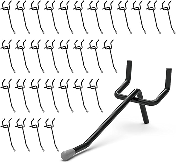 HUHOLE 黑色 pegboard 钩子 50个装