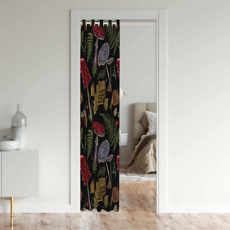 Loussiesd Mushroom Doorway Curtain Privacy - Image 3