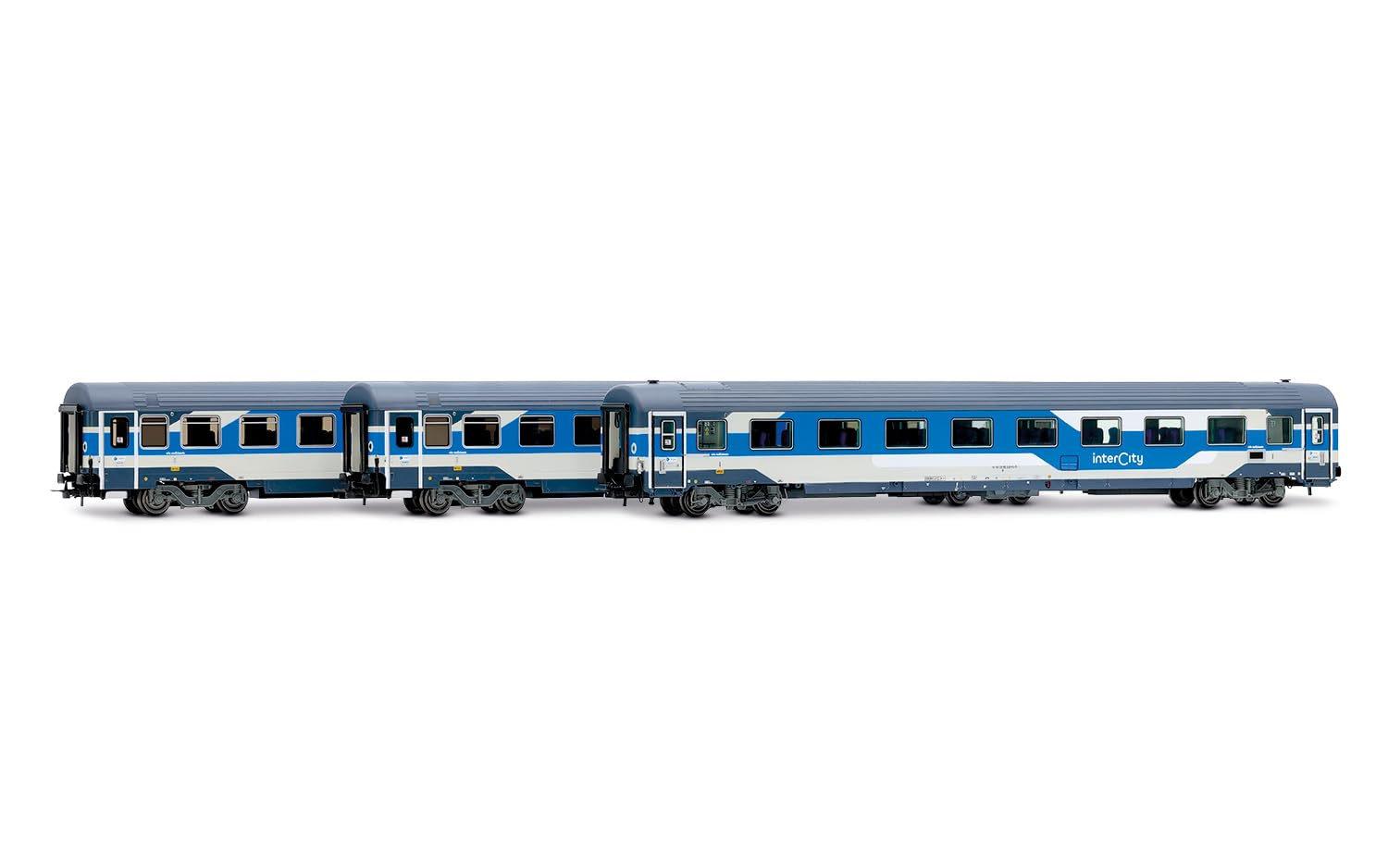 Rivarossi HR4407 FS, 3-unit pack, 1 x Gran Confort + 2 x Z1 coaches rebuilt, new Intercity livery, ep. VI Rolling Stock - Coaches