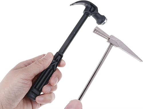 Miniatura 2 de Hammers Tools Handy Hammer - Martillo pequeño de hierro con mango de martillo de garra perforador de clavos martillo de metal reparación de reloj