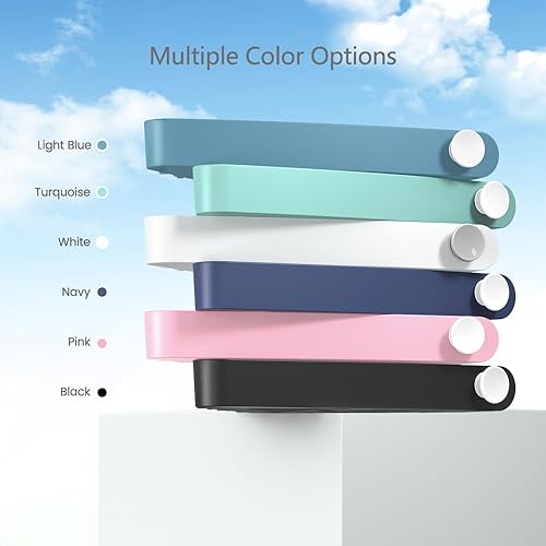 Miniatura 7 de Sotfamily Organizador de ducha esquinero, paquete de 4 estantes de ducha adhesivos para organizadores y almacenamiento de baño, estante de plástico