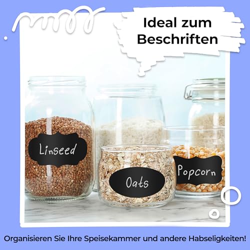 Chalkola 6 extra feine Weiße Kreidestifte für Tafel & Fenster 1mm | Ideal als Kreidestift, Kreidemarker, Folienstift, Glasmalstifte, Tafelstift, Glasmarker | Feucht abwischbar