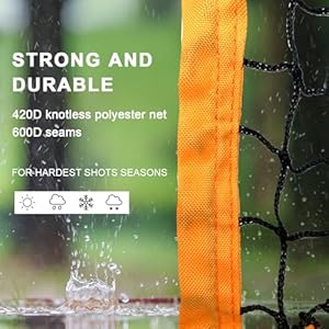 MR Tennis Ball Return Net 7×6 Freestanding Tennis Training Net Multi Sport Training Return Net Tennis Court Gear Return Net for Tennis Pickleball Softball Baseball Compatible wToss Machine