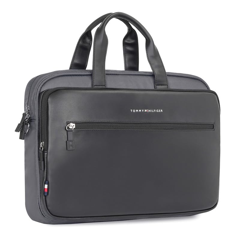 Image of Tommy Hilfiger Laptop Backpack For Men, Blue, One-Size, Prophecy | Travel and Office Bagpack of Men