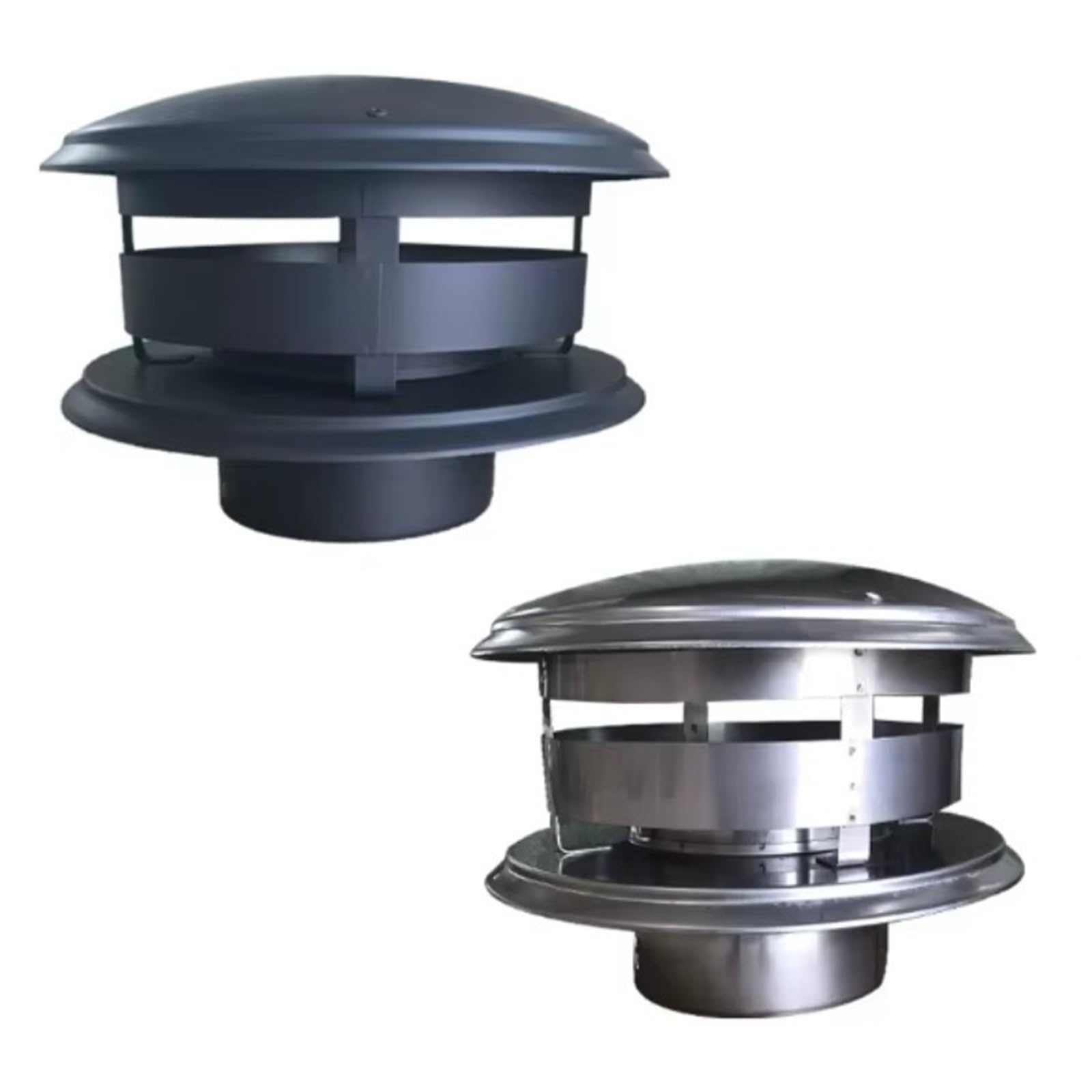 Chimney Cowl Fireplace Heating Stove Accessories: Flue Parts, Stainless Steel Rain Cap, Wind, Chimney