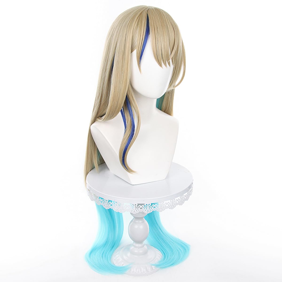 Amazon.co.jp: セーバル コスプレ ウィッグ ダークゴールド ロング