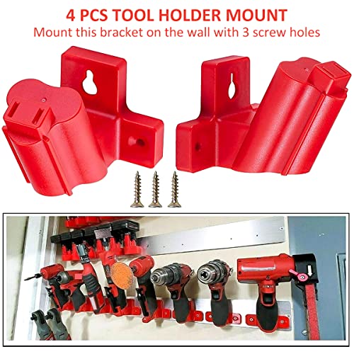 4 Pz Battery Mount Holder Plastica Strumento