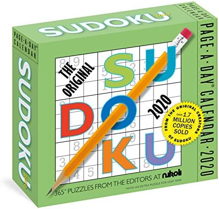 The Original Sudoku Page-A-Day Calendar 2020 Calendar – Day to Day Calendar, July 23, 2019