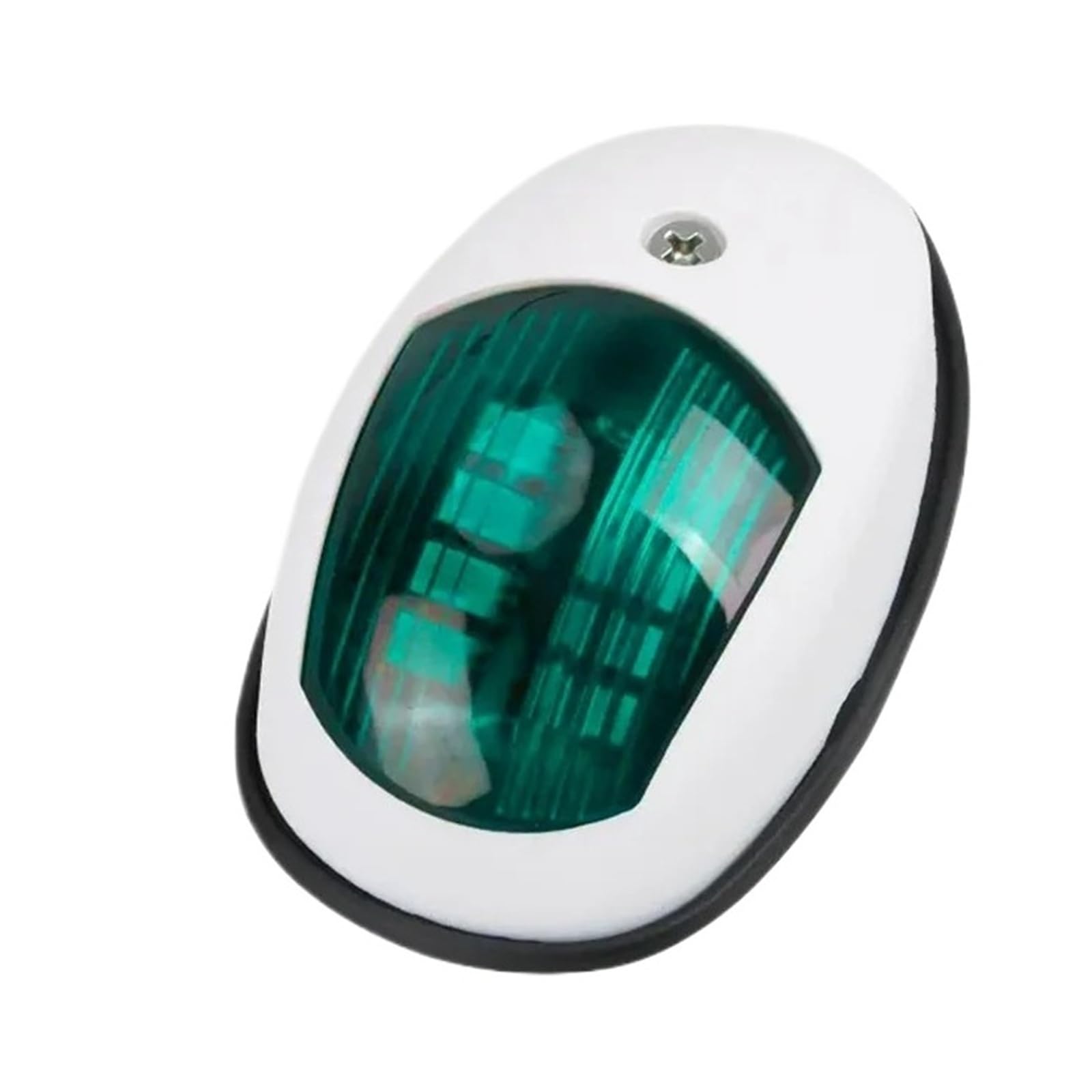 WXVFX Yacht Navigation Light Waterproof LED Marine Sounding Light Navigation Light Red and Green Marine Light 12V 24V 2 PCS(Black)